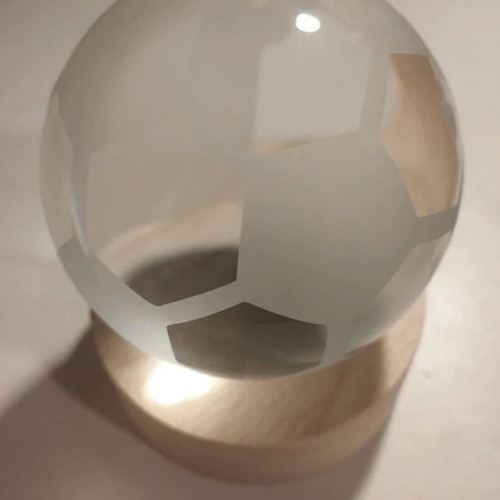 Decorative crystal ball lamp like new