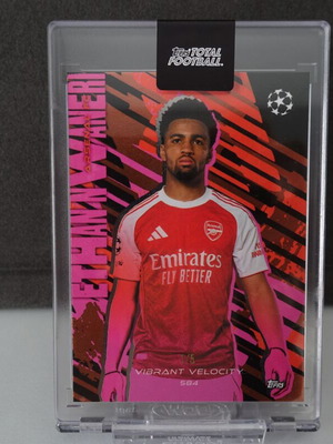 Topps Total Football 2025-26 Ethan Nwaneri Arsenal FC Vibrant Velocity 1/5 new