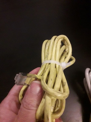 Κίτρινο θωρακισμένο καλώδιο Ethernet Cat 5E FTP με βύσματα RJ45