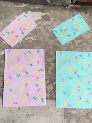 Letter Writing Set used with Retro Gummy Bears Design