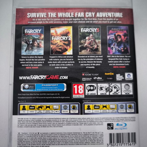 Far Cry The Wild Expedition PS3 game like new, complete collection