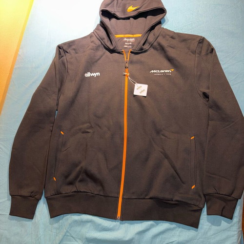 McLaren Official Formula 1 Team Zip-Up Hoodie New Authentic