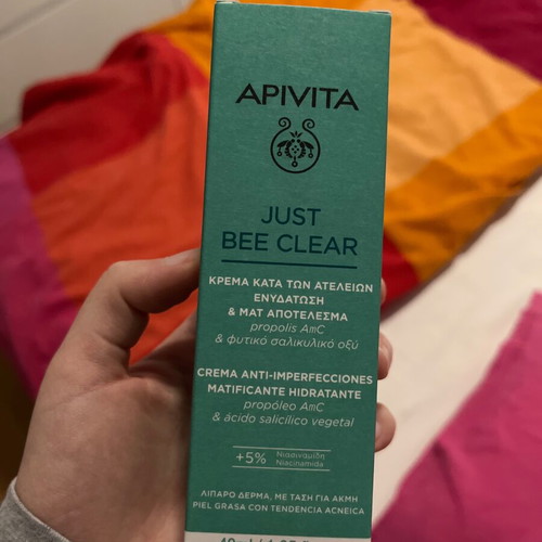 Apivita Just Bee Clear cream for blemishes on oily and acne-prone skin new