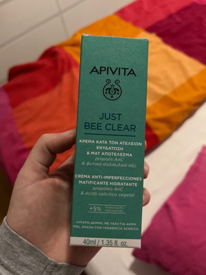 Apivita Just Bee Clear cream for blemishes on oily and acne-prone skin new