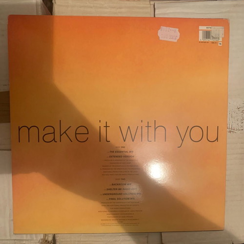 The Pasadenas Make It With You Vinyl 12" used, pop
