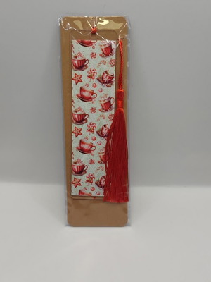 Handmade Christmas bookmark new