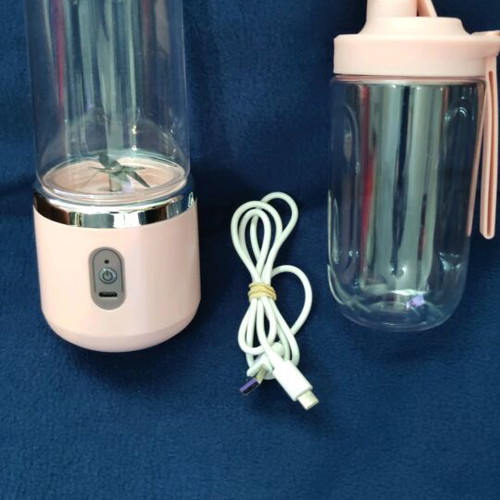 Mini smart blender new pink with rechargeable USB and extra cup