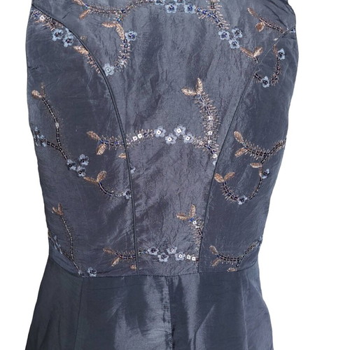 Vintage evening dress taffeta like new, size 44