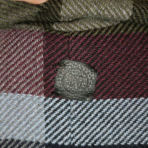 BSB women's long checkered coat used