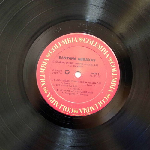 Santana Abraxas vinyl like new, rock