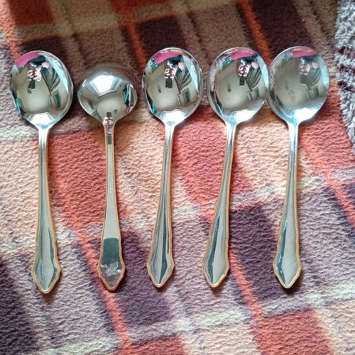 Noritake 18-8 flatware set used, Japan Airlines vintage