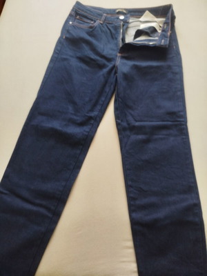 Massimo Dutti straight leg jeans women's blue size 42 like new
