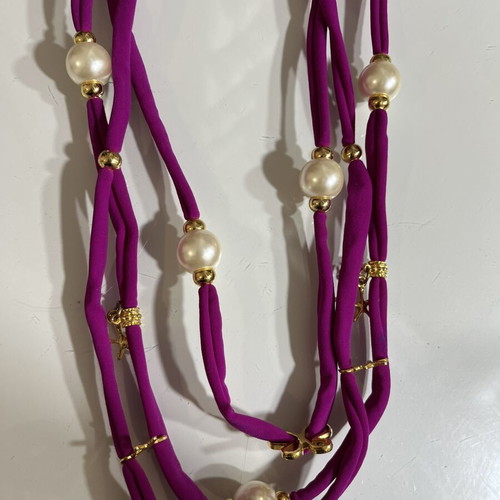 Handmade purple necklace like new
