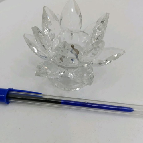 Crystal figure candlestick new from Austria