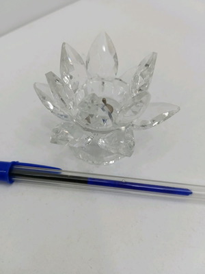 Crystal figure candlestick new from Austria