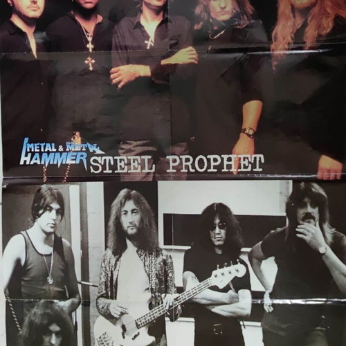 Double-sided poster Death, Deep Purple, Steel Prophet used from Metal Hammer