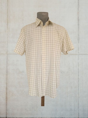 Joop! Men's Summer Check Shirt Size L beige like new