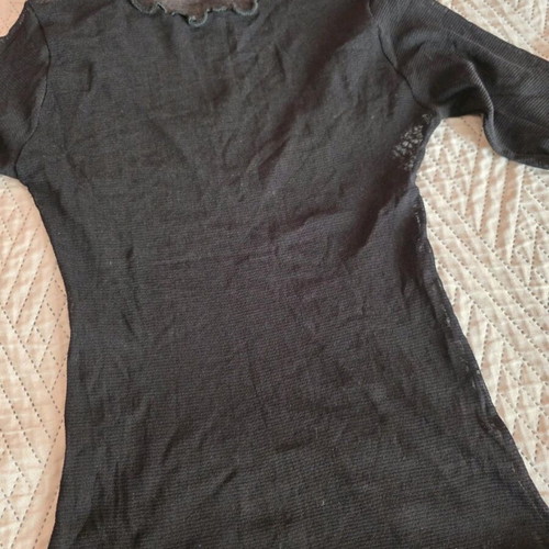 See-through top like new, black, size XS