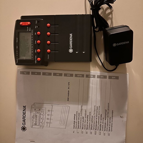 Gardena 4040 new, controller for 4 electric valves 24V