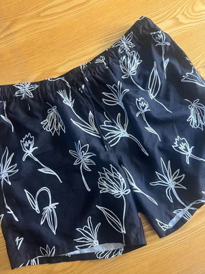 ASOS black and white swim shorts 4XL like new