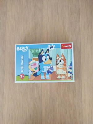 Bluey puzzle 30 pieces Trefl like new for ages 3+