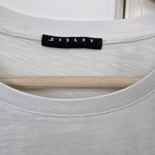 Sisley T-shirt used, size S, multicolor