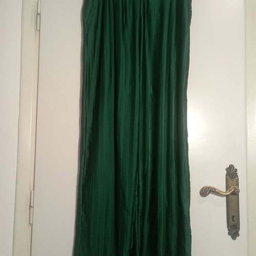 Zara pleated pants like new, cypress green, size M