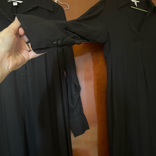 Dresses long unused, black, gift top, like new H&M