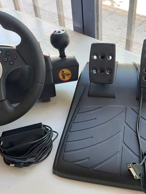 Sony PS2 PS3 Racing Wheel and Pedals like new