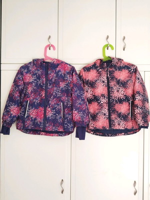 Waterproof jackets like new for age 2-4, set of two