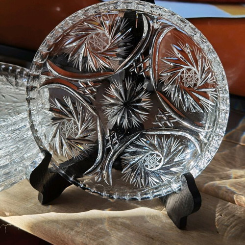 Crystal dessert plates new