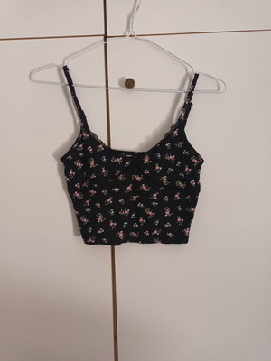 Tally Weijl floral top with adjustable straps like new
