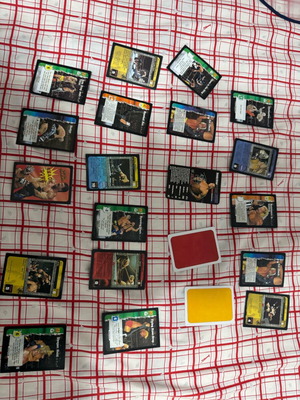 WWE collectible cards like new, pack of 25 pieces