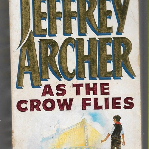 As The Crow Flies by Jeffrey Archer used hardcover book in English