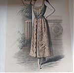  Χορεύτρια όπερας μπαλέτου 1889 χρωμολιθογραφια Paris 27x37cm