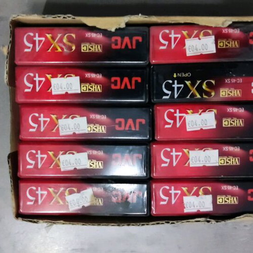 JVC SX-45 VHS cassettes new, sealed