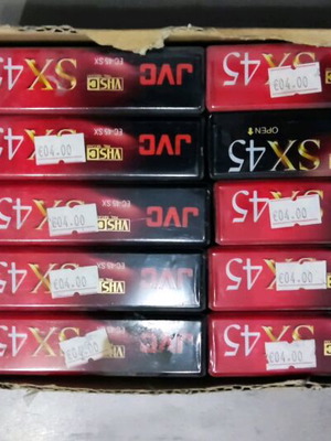 JVC SX-45 VHS cassettes new, sealed