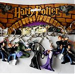  Καρτέλα με 12 μπρελόκ φιγούρες Harry Potter ! Καινούρια !