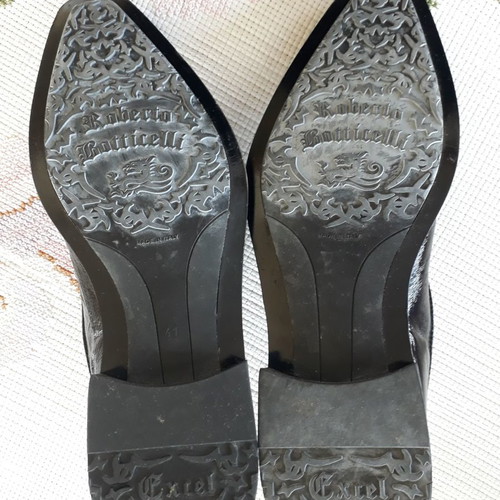 Roberto Botticelli leather shoes black No 41 lightly used