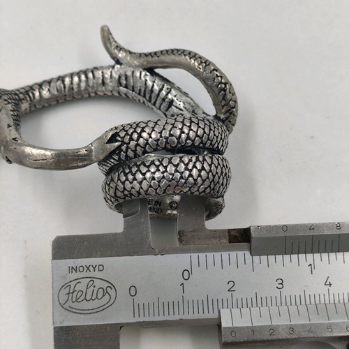 Alchemy Gothic ring used, silver, size 19.5 mm