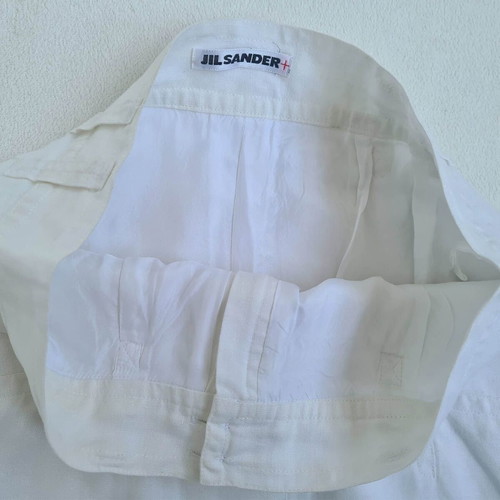 Jil Sanders women's vintage 80s linen skirt size S