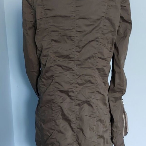 Marc Cain sports designer trench coat, asymmetrical long style