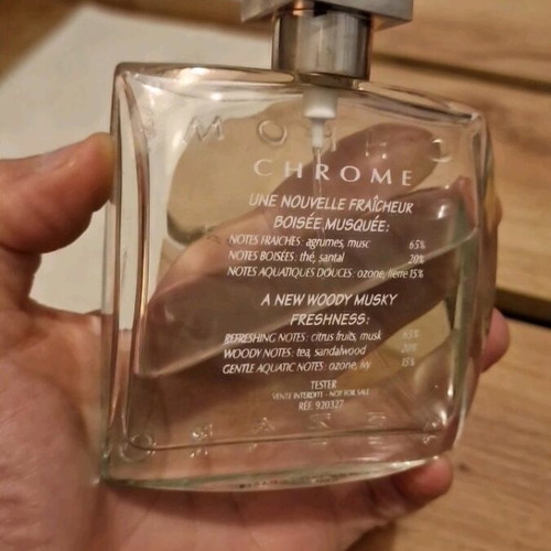 Azzaro Chrome Eau de Toilette 100ml used, official tester