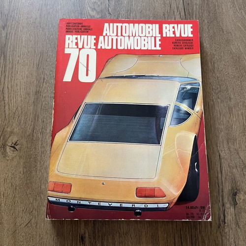 Revue Automobile 1970 book like new, French