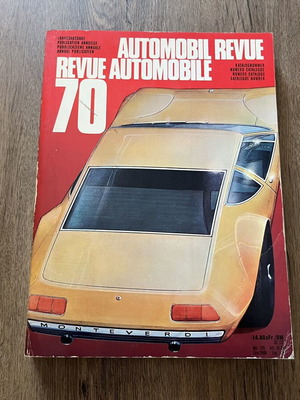 Revue Automobile 1970 book like new, French