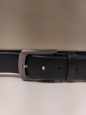 Men's belt genuine leather black color new