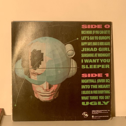 The Cassandra Complex Cyberpunx LP vinyl used, 1990 original Czechoslovak edition