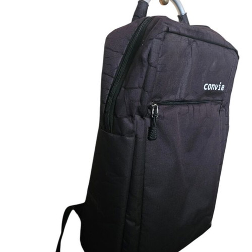 Convie backpack black used with USB port and laptop compartment
