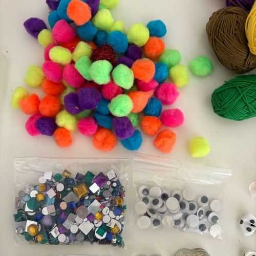 Craft supplies new, unused