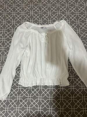 Hollister blouse, white, size L